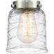 Franklin Restoration Bell 1 Light 5 inch Oil Rubbed Bronze Mini Pendant Ceiling Light in Incandescent, Deco Swirl